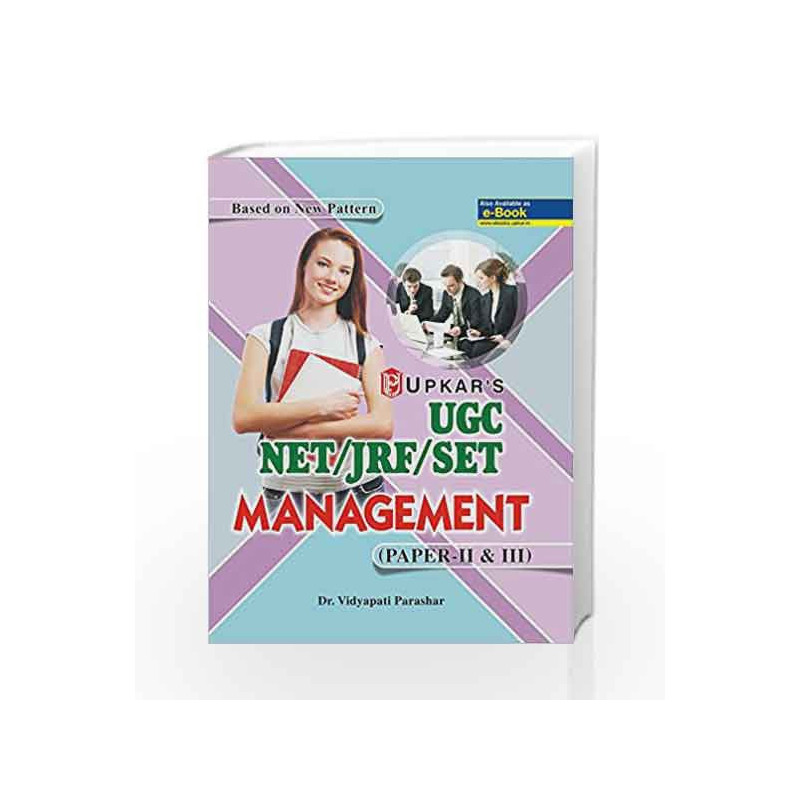 UGC-NET/JRF/SET Management  - Paper II & III: Paper 2 and 3 by Vidyapati Parashar Book-9789350135198