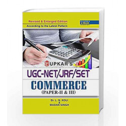 UGC NET/JRF/SET Commerce: Paper II & III by L.N. Koli Book-9789350135754