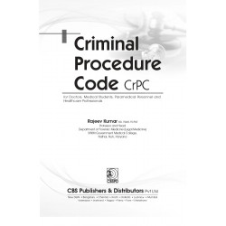 CRIMINAL PROCEDURE CODE CRPC (PB 2024) CBS MEDICOLEGAL SERIES book by Rajeev Kumar - Additional Image 5
