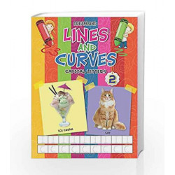 Lines and Curves (Capital Letters) - Part 2 by Dreamland Publications Book-9789350890264