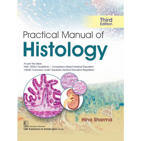 PRACTICAL MANUAL OF HISTOLOGY 3ED (PB 2026) book by Hina Sharma