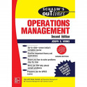 SCHAUM'S OUTLINE OF OPERATIONS MANAGEMENT, 2ND EDITION book by Joseph G. Monks - Back Cover
