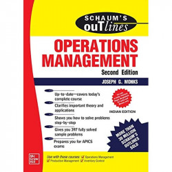 SCHAUM'S OUTLINE OF OPERATIONS MANAGEMENT, 2ND EDITION book by Joseph G. Monks - Back Cover