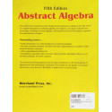 ABSTRACT ALGEBRA A FIRST UNDERGRADUATE COURSE 5ED (PB 2015) book by HILLMAN A.P. - Additional Image 3
