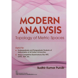 MODERN ANALYSIS TOPOLOGY OF METRIC SPACES (PB 2021) book by PUNDIR S.K.