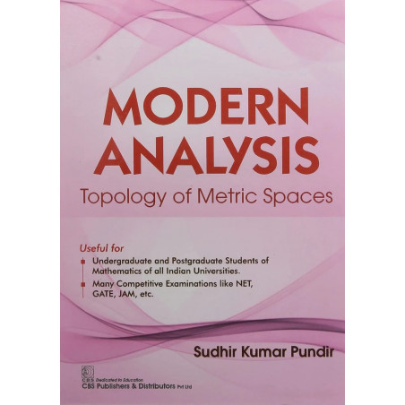 MODERN ANALYSIS TOPOLOGY OF METRIC SPACES (PB 2021) book by PUNDIR S.K.