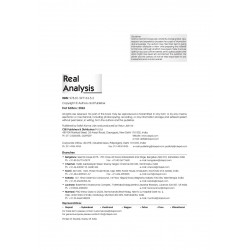 REAL ANALYSIS AS PER THE LATEST SYLLABUS PRESCRIBED BY UGC FOR BA/BSC/BSC (HONS) AND POSTGRADUATE COURSES OF ALL INDIAN UNIV… -