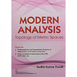 MODERN ANALYSIS TOPOLOGY OF METRIC SPACES (PB 2021) book by PUNDIR S.K. - Back Cover