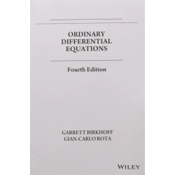 ORDINARY DIFFERENTIAL EQUATIONS book by BIRKHOFF G