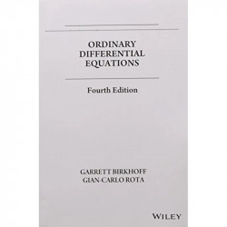 ORDINARY DIFFERENTIAL EQUATIONS book by BIRKHOFF G - Back Cover