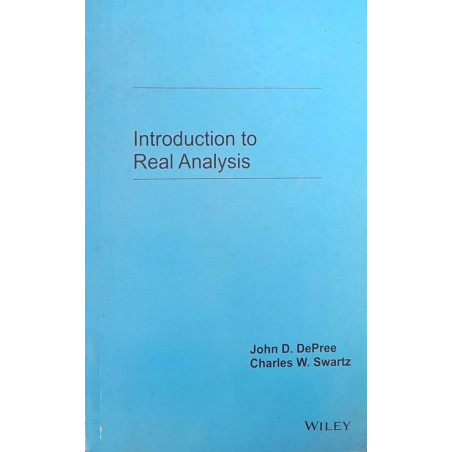INTRODUCTION TO REAL ANALYSIS book by Depree J.D.
