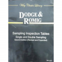 SAMPLING INSPECTION TABLES SINGLE AND DOUBLE SAMPLING, 2E book by Romig Dodge - Back Cover