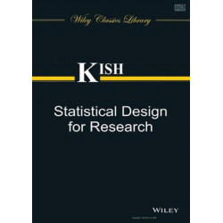 Statistical Design For Research (Pb 2014) book by Kish