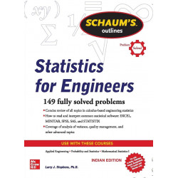 Schaums Outline Of Statistics For Engineers Problem Solved (Pb 2020) book by Larry J. Stephens