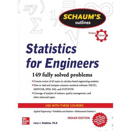 Schaums Outline Of Statistics For Engineers Problem Solved (Pb 2020) book by Larry J. Stephens