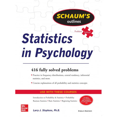 Schaums Outline Of Statistics In Psychology Problem Solved (Pb 2020) book by Larry J. Stephens