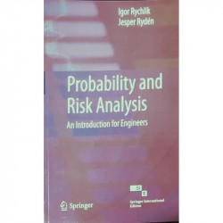 PROBABILITY AND RISK ANALYSIS AN INTRODUCTION FOR ENGINEERS (SIE) (PB 2011) book by Rychlik I. - Back Cover