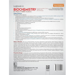 Logbook in Biochemistry | Including Foundation Course, Pandemic and Aetcom Modules For Phase I MBBS Students (PB 2027) book… - A