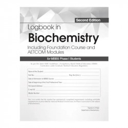 Logbook In Biochemistry Including Foundation Course And Aetcom Modules For Phase I Mbbs Students (Pb 2025) book by Neeru Bha… -