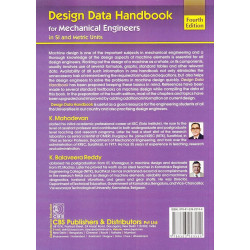 Design Data Handbook For Mechanical Engineers In Si And Metric Units 4Ed (Pb 2024) book by K Balaveera Reddy K Mahadevan - Addit