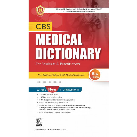 CBS Medical Dictionary for students and Practitioners -2024 book by CBS