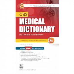 CBS Medical Dictionary for students and Practitioners -2024 book by CBS - Back Cover