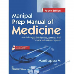 MANIPAL PREP MANUAL OF MEDICINE WITH ACCESS CODE 4ED (PB 2026) ISBN - 9788199209671. book by Manthappa M