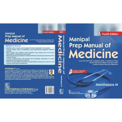 MANIPAL PREP MANUAL OF MEDICINE WITH ACCESS CODE 4ED (PB 2026) ISBN - 9788199209671. book by Manthappa M - Back Cover