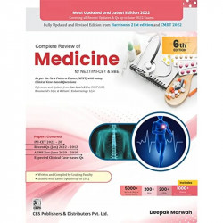 Complete Review of Medicine for NEXT/INI-CET & NBE , 6ed. (PB-2023) book by Deepak Marwah - Back Cover
