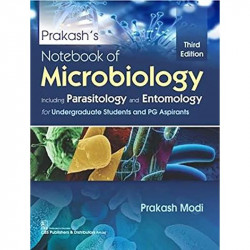 PRAKASHS NOTEBOOK OF MICROBIOLOGY INCLUDING PARASIOLOGY AND ENTOMOLOGY 3ED (PB 2020) book by MODI P - Back Cover