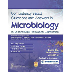 Competency Based Questions And Answers In Microbiology For Second Mbbs Professional Examination (Pb 2024) book by SUSHRUTHA…
