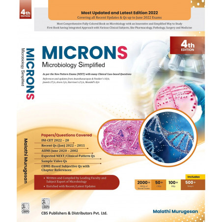 Microns Microbiology Simplified 4Ed (Pb 2023) book by MURUGESAN M