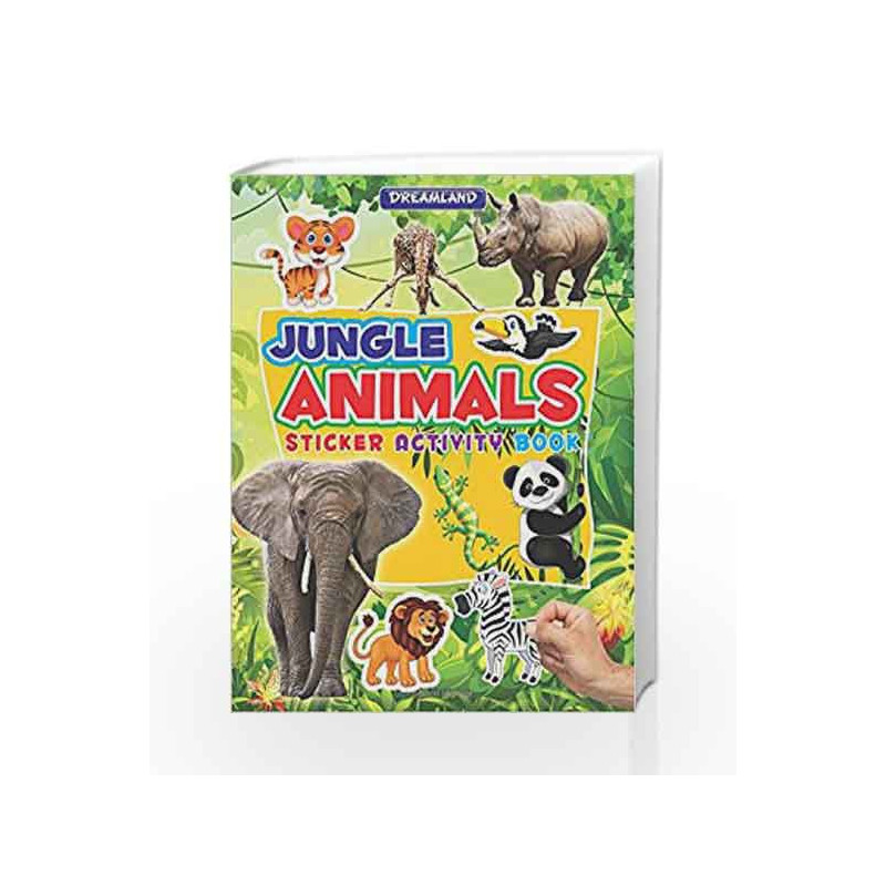 Sticker Activity Book - Jungle Animals by Dreamland Publications Book-9789350896792