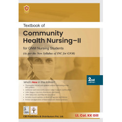 Textbook Of Community Health Nursing Ii For Gnm Nursing Students 2Ed (Pb 2025) ( ISBN - 9788197750021) book by Dr. KK Gill
