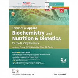 Textbook of Applied Biochemistry and Nutrition & Dietetics for BSc Nursing students -2 e/d book by Dr Harbans Lal - Back Cover