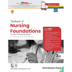TEXTBOOK OF NURSING FOUNDATIONS FOR BSC NURSING I & II SEMESTERS 3ED (PB 2025) book by Dr Harinderjeet Goyal