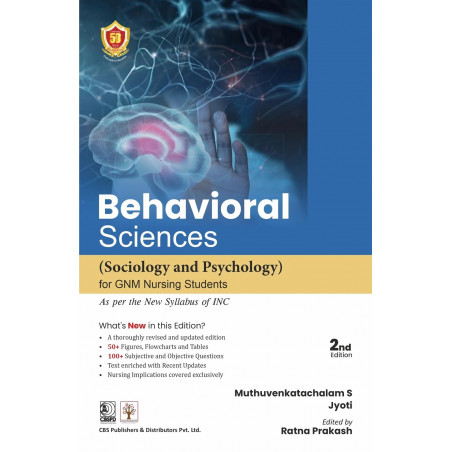 Behavioral Sciences Sociology And Psychology For Gnm Nursing Students 2Ed (Pb 2026) book by Muthuvenkatachalam S, Jyoti