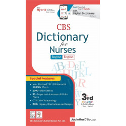 Cbs Dictionary For Nurses 3Ed (Pb 2022) book by D'SOUZA