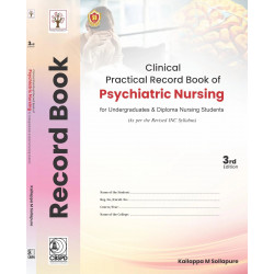 Clinical Practical Record Book of Psychiatric Nursing for Undergraduates & Diploma Nursing Students 3rd ed book by Kallappa…