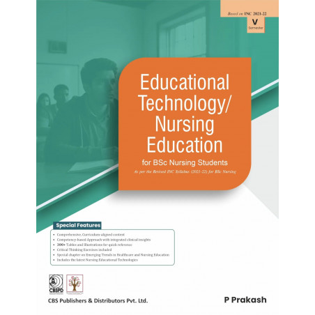 Educational Technology / Nursing Education for BSc Nursing Students (PB 2026) book by P Prakash
