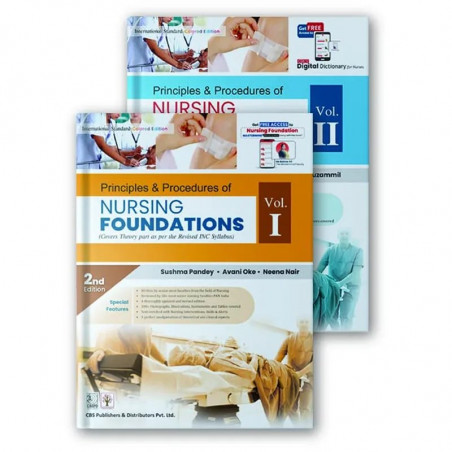 PRINCIPLES AND PROCEDURES OF NURSING FOUNDATIONS 2ED 2 VOL SET (PB 2022) book by PANDEY S.