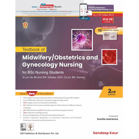 Textbook Of Midwifery Obstetrics And Gynecology Nursing For Bsc Nursing Students 2Ed (Pb 2025) book by Sandeep Kaur