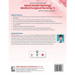 PRACTICAL RECORD BOOK OF ADULT HEALTH NURSING MEDICAL SURGICAL NURSING II FOR BSC NURSING STUDENTS 2ED (PB 2022) book by SHA… -
