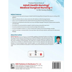 PRACTICAL RECORD BOOK OF ADULT HEALTH NURSING MEDICAL SURGICAL NURSING I FOR BSC NURSING STUDENTS 2ED (PB 2022) book by SHAR… -