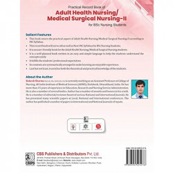 PRACTICAL RECORD BOOK OF ADULT HEALTH NURSING MEDICAL SURGICAL NURSING II FOR BSC NURSING STUDENTS 2ED (PB 2022) book by SHA… -