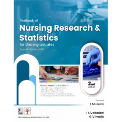 TEXTBOOK OF NURSING RESEARCH AND STATISTICS FOR UNDERGRADUATES AS PER THE SYLLABUS OF INC 2ED (PB 2026) book by T Sivabalan,…