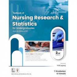 TEXTBOOK OF NURSING RESEARCH AND STATISTICS FOR UNDERGRADUATES AS PER THE SYLLABUS OF INC 2ED (PB 2026) book by T Sivabalan,… -