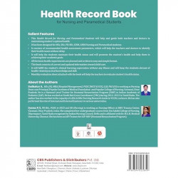 Health Record Book for Nursing and Paramedical Students - 2024 book by SUDHAKAR A. - Additional Image 4