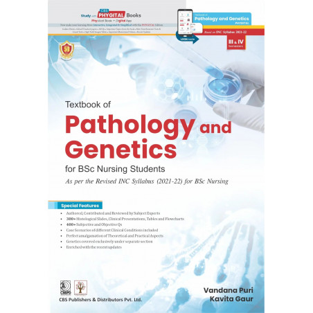 Textbook Of Pathology And Genetics For Bsc Nursing Students (Pb 2025) book by Dr Vandana Puri, Dr Kavita Gaur