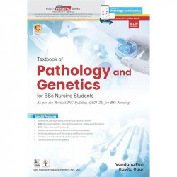Textbook Of Pathology And Genetics For Bsc Nursing Students (Pb 2025) book by Dr Vandana Puri, Dr Kavita Gaur - Back Cover